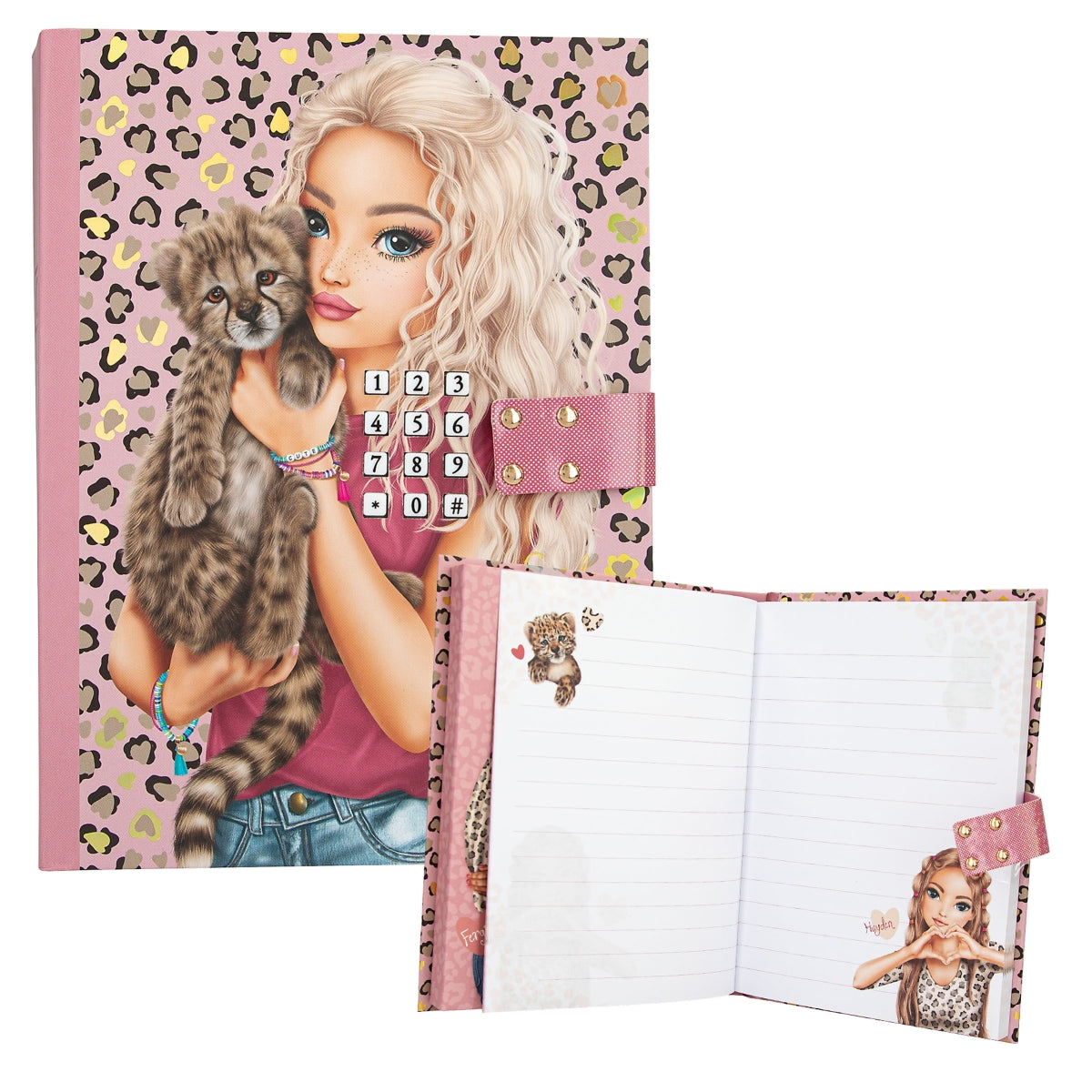 TOPModel Diary With Code And Sound LEOHEART — Maple Gifts