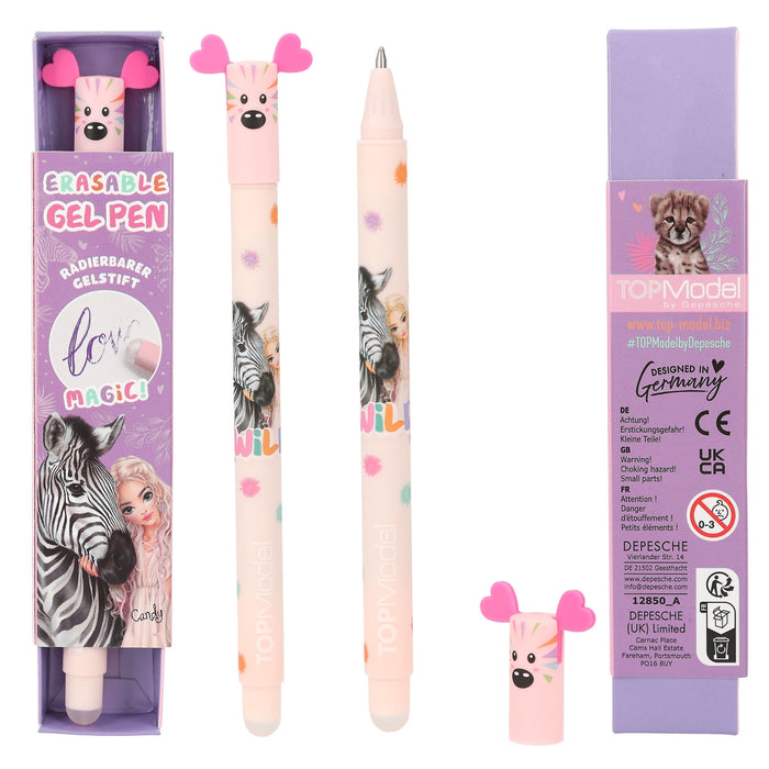 TOPModel Erasable Gel Pen Wild Animals