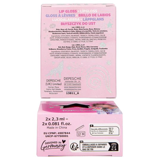 TOPModel Lip Gloss Set Headphone Style Case Beauty And Me