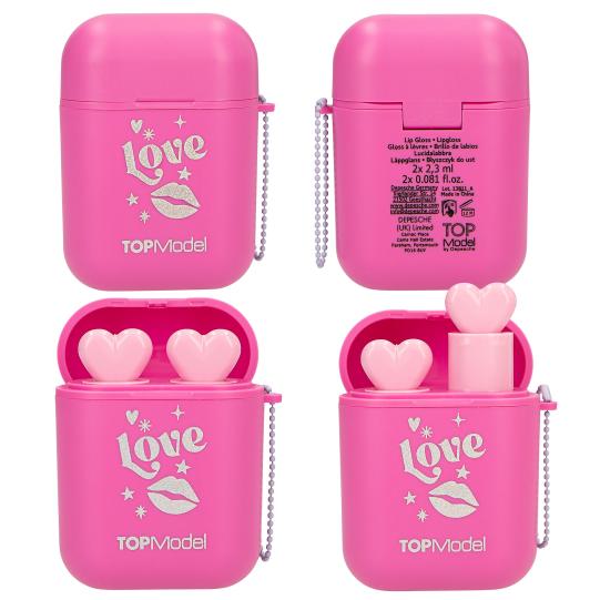TOPModel Lip Gloss Set Headphone Style Case Beauty And Me