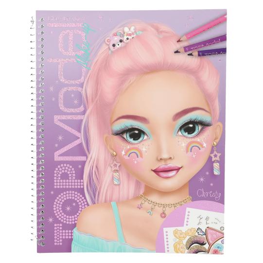 TopModel Make Up Colouring Book