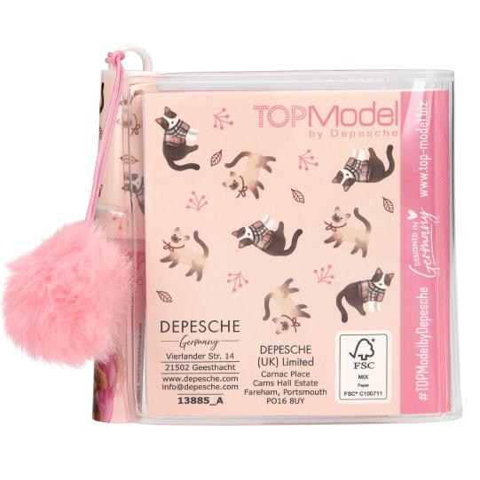 TOPModel Mini Notebook With Ballpen Fur Ever Friends