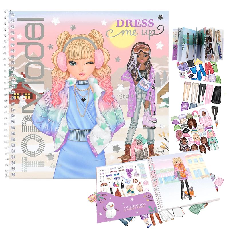 TOPModel Dress Me Up Winter Wonder Stickerbook — Maple Gifts