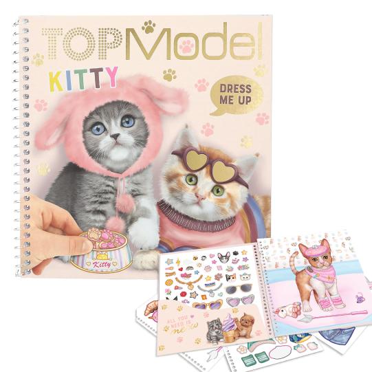 TOPModel Dress Me Up Kitty Sticker Book