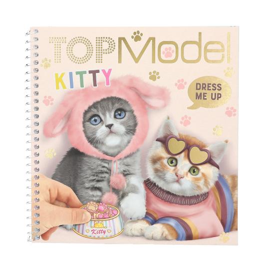 TOPModel Dress Me Up Kitty Sticker Book