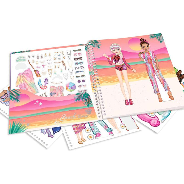 Model Sticker Book TOPModel Dress Me Up Sticker Book Holiday — Maple Gifts