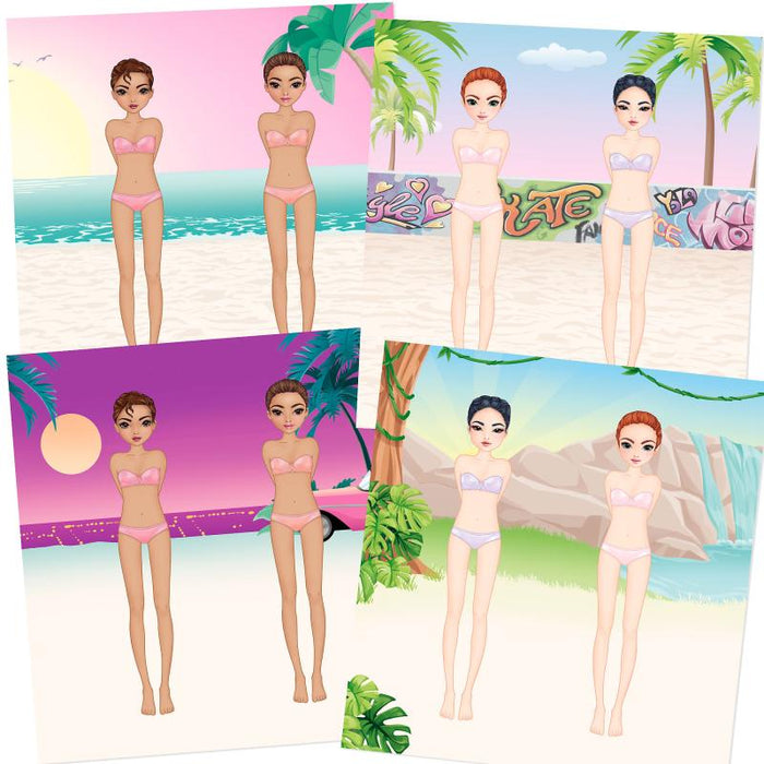 TOPModel Dress Me Up Sticker Book Holiday