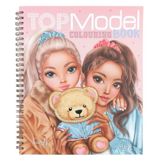 TOPModel Team Teddy Colouring Book