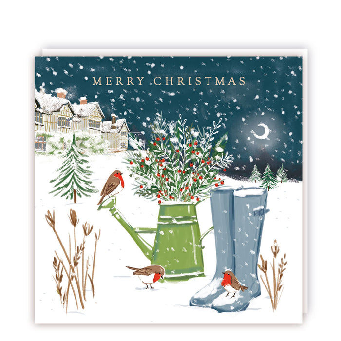 Tracks Publishing Christmas Garden 5 Pack Of Christmas Cards