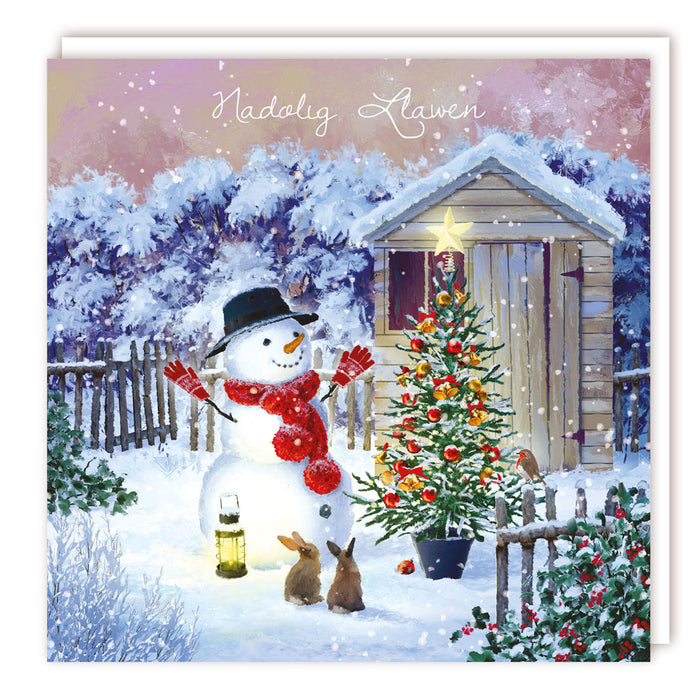 Tracks Publishing Snowman's Garden 10 Pack Of Christmas Cards
