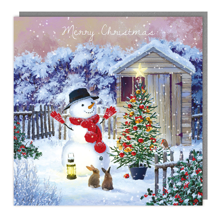 Tracks Publishing Snowman's Garden 5 Pack Of Christmas Cards