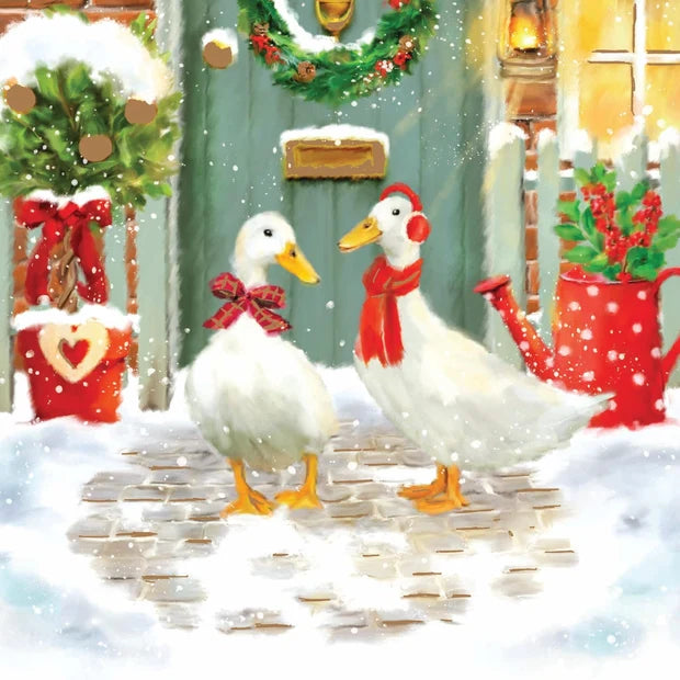 Tracks Publishing 'Dressed Ducks' Christmas Card