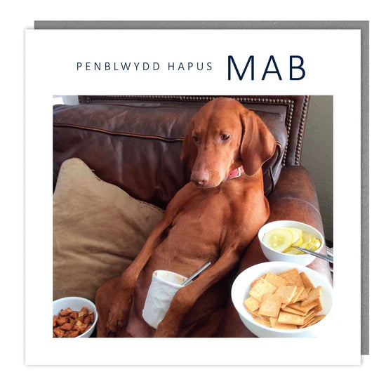 Tracks Publishing Welsh Penblwydd Hapus Mab (Happy Birthday Son) Card