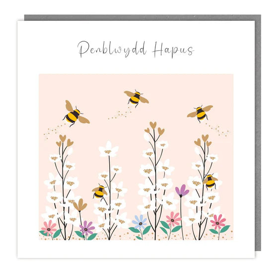 Tracks Publishing Welsh Penblwydd Hapus (Happy Birthday) Card