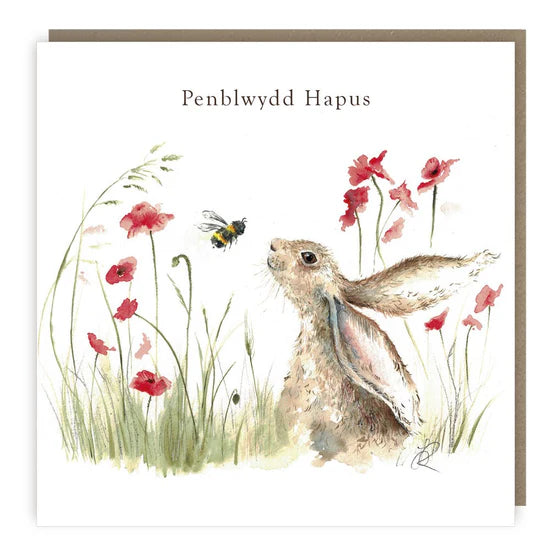 Tracks Publishing Welsh Penblwydd Hapus (Happy Birthday) Card