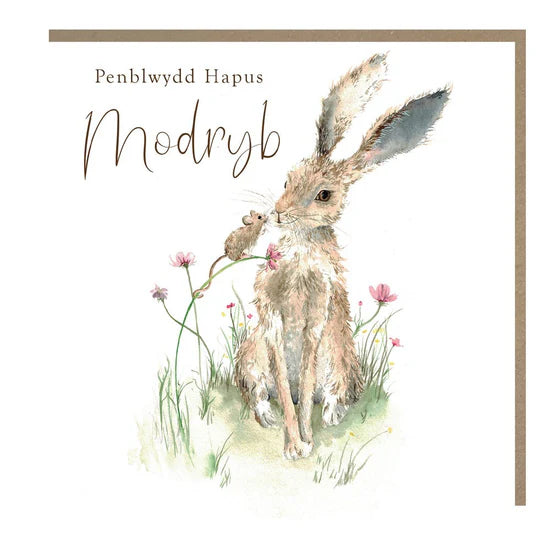 Tracks Publishing Welsh Penblwydd Hapus Modryb (Happy Birthday Aunt) Card