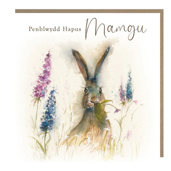 Tracks Publishing Welsh Penblwydd Hapus Mamgu (Happy Birthday Nan) Card