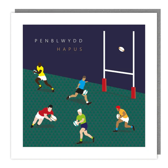 Tracks Publishing Welsh Penblwydd Hapus (Happy Birthday) Card