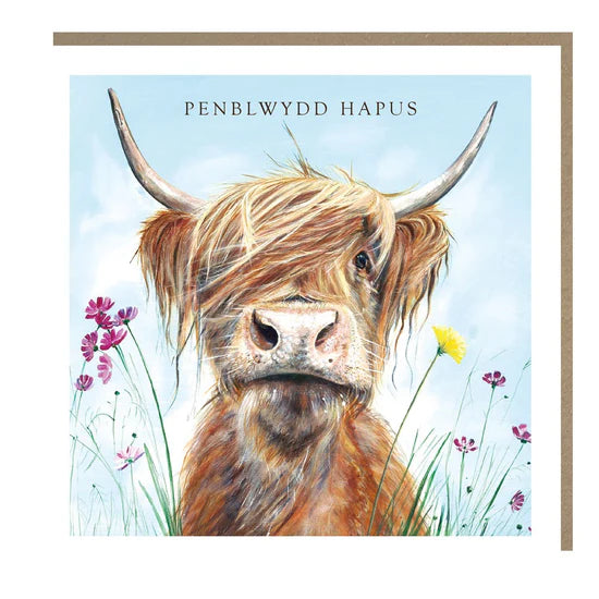 Tracks Publishing Welsh Penblwydd Hapus (Happy Birthday) Card