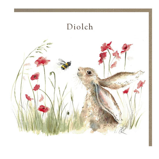 Tracks Publishing Welsh Diolch (Thank You) Card