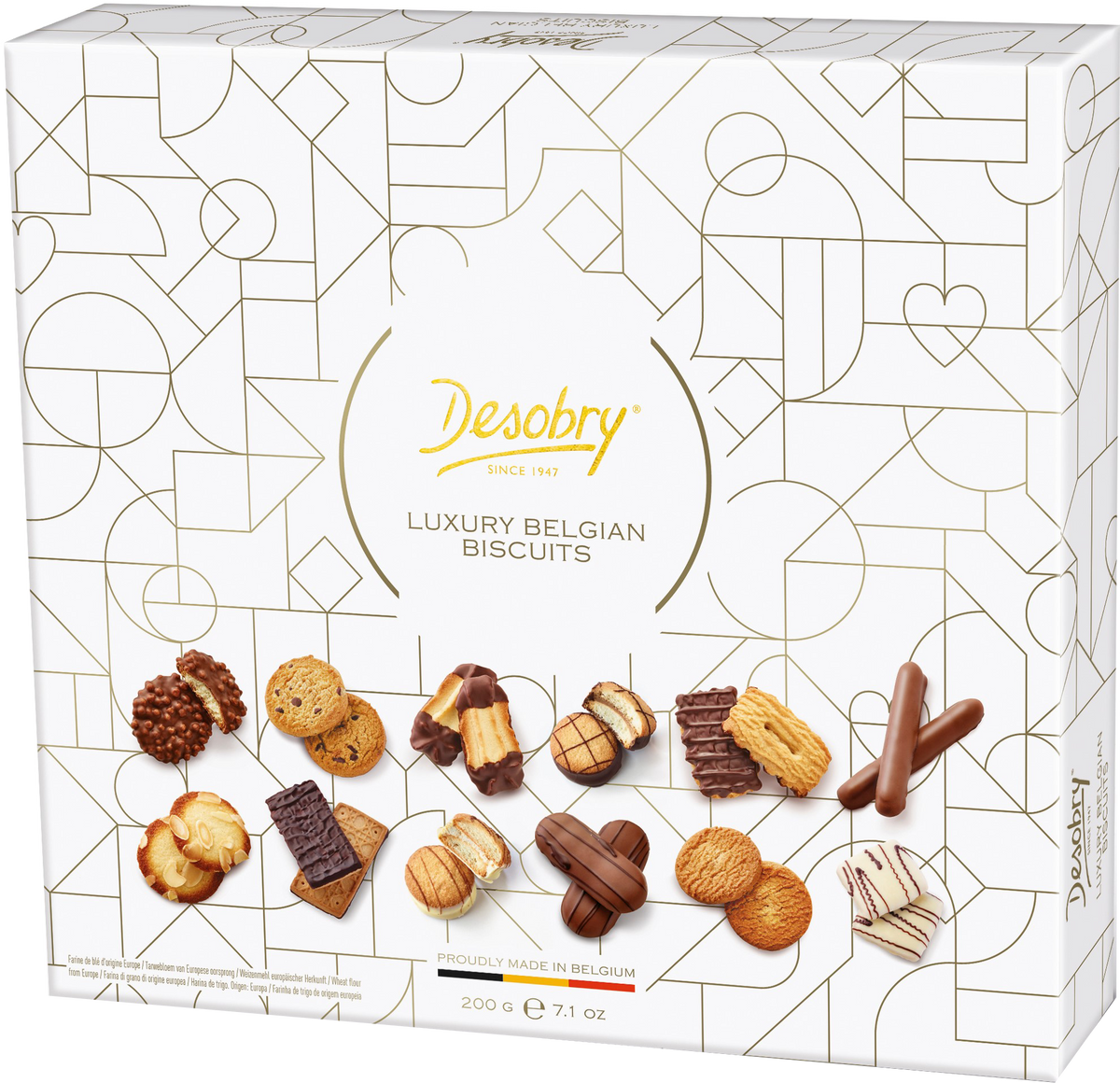 Desobry Luxury Belgian Biscuit Selection — Maple Gifts