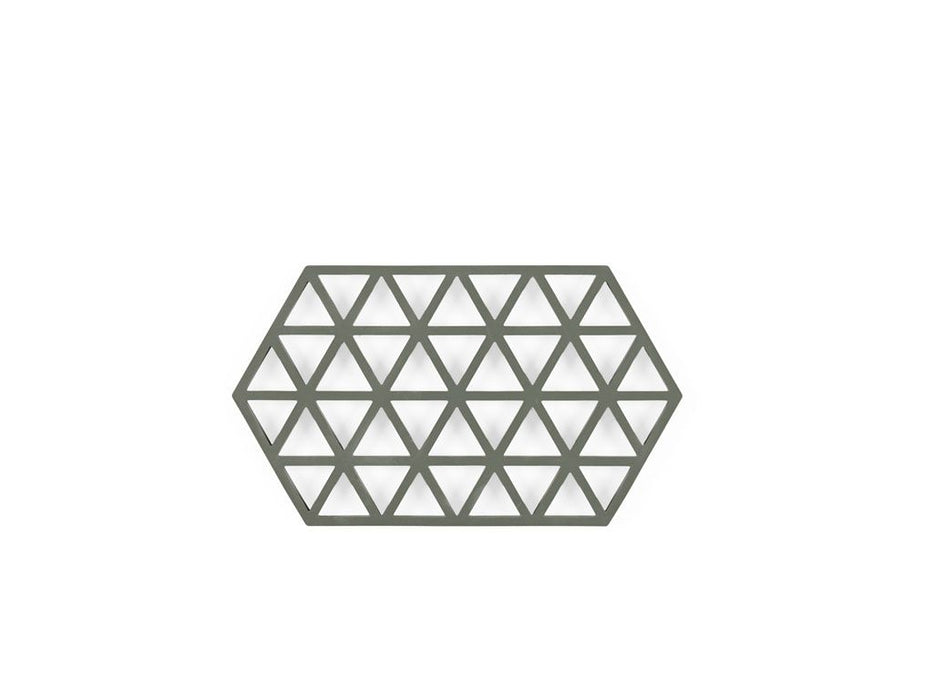 Zone Denmark Triangles Olive Taupe Trivet