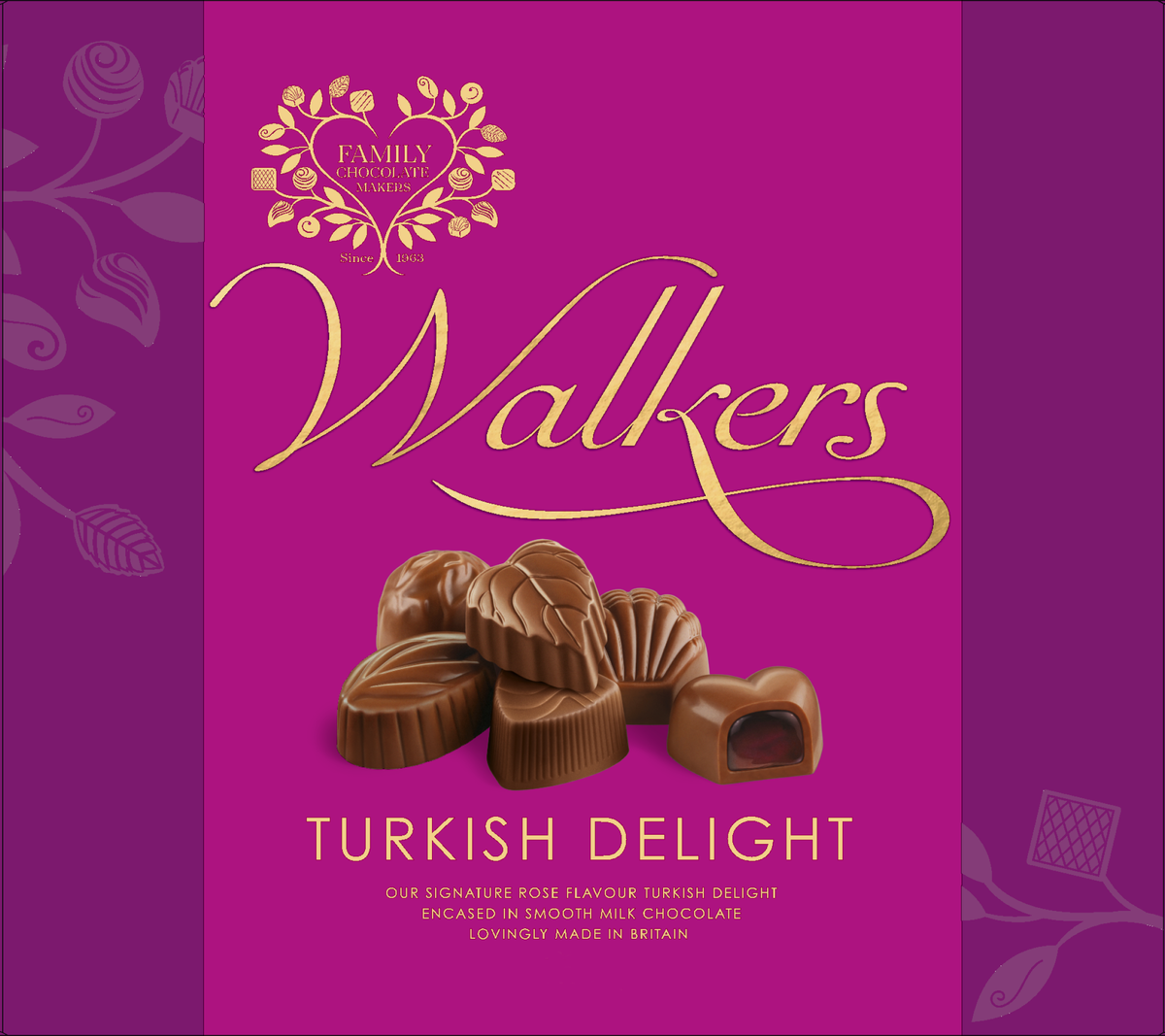 Walkers Milk Chocolate Turkish Delight — Maple Gifts