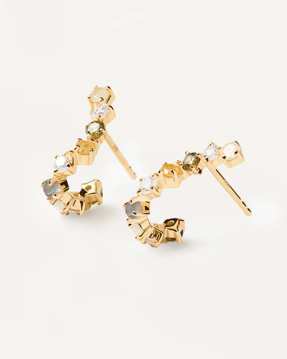 PDPAOLA Tuscany Earrings Gold