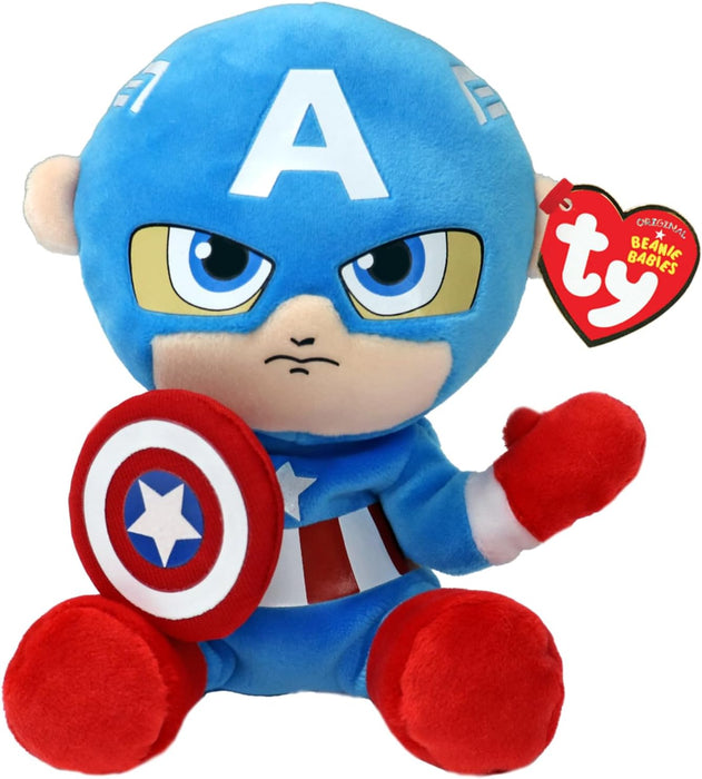 TY Marvel Beanie Babies - Captain America