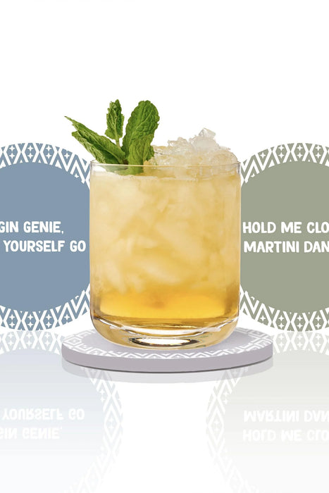 Uberstar Cocktail Song Puns Coasters - Volume 2