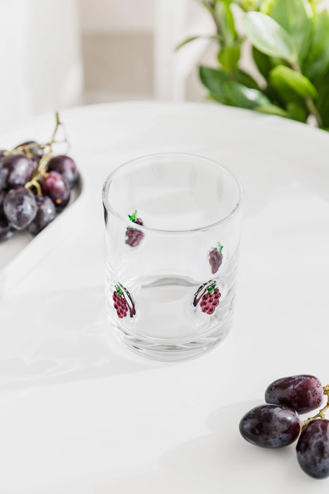 Uberstar Glass Charm Tumblers - Grapes Edition