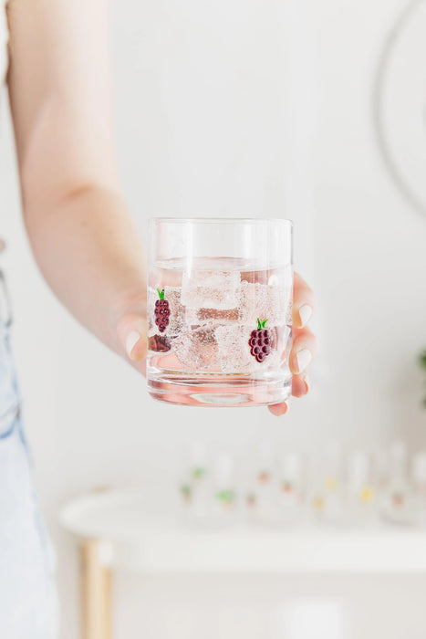 Uberstar Glass Charm Tumblers - Grapes Edition
