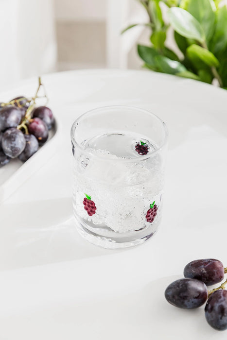 Uberstar Glass Charm Tumblers - Grapes Edition