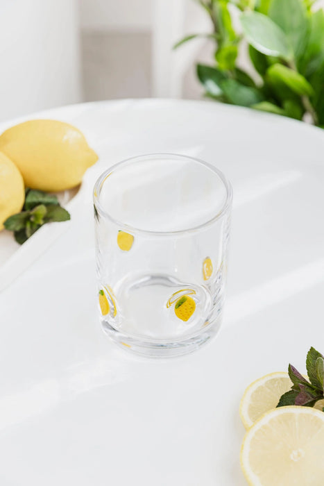 Uberstar Glass Charm Tumblers - Lemon Edition