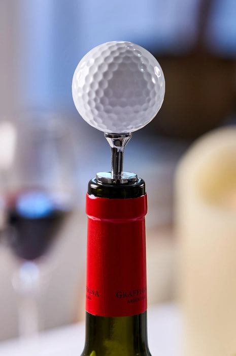 Uberstar Golf Ball Wine Bottle Stopper