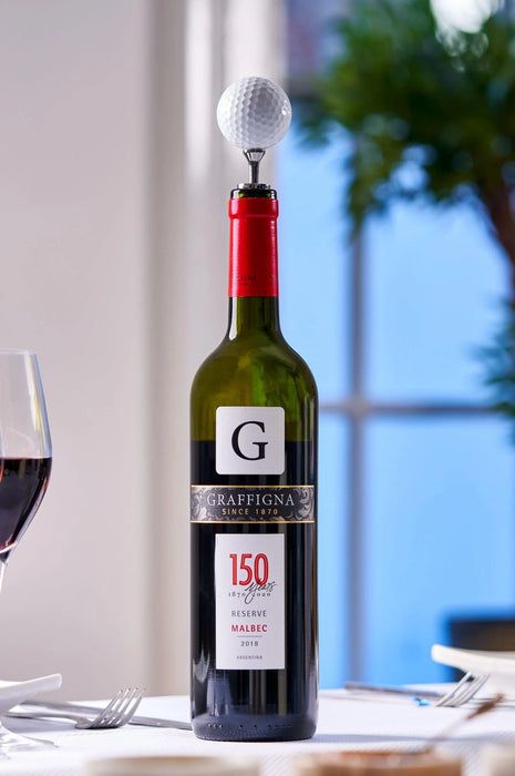 Uberstar Golf Ball Wine Bottle Stopper