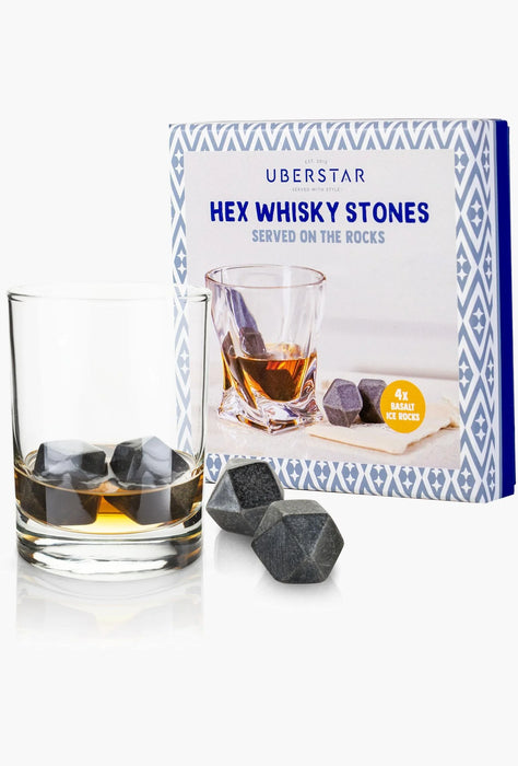 Uberstar Hex Whisky Stones (Set of 4)