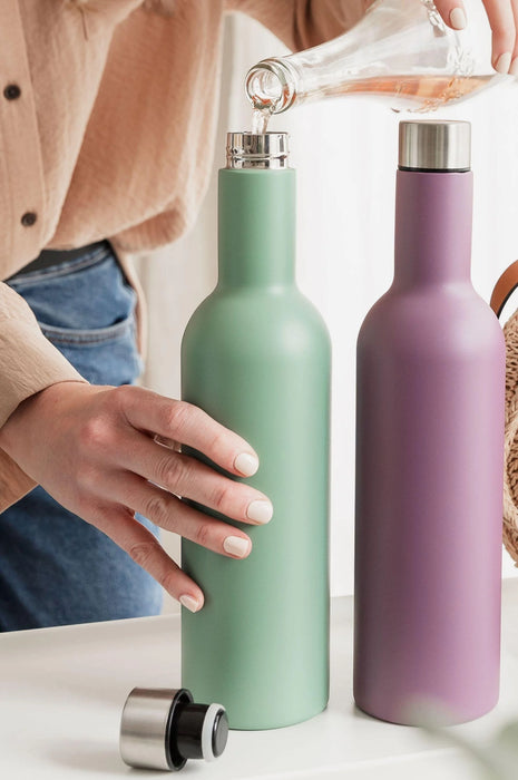 Uberstar Vinnie Insulated Travel Wine Bottle - Green