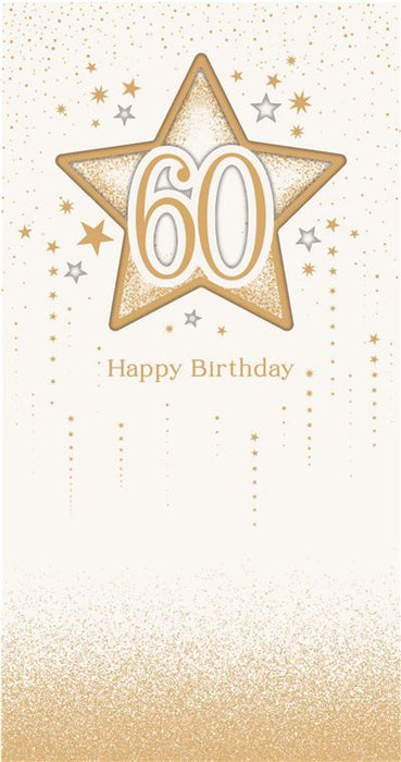 UKG '60 Happy Birthday' Birthday Card