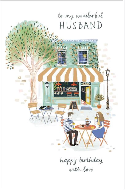 UKG 'To My Wonderful Husband' Birthday Card