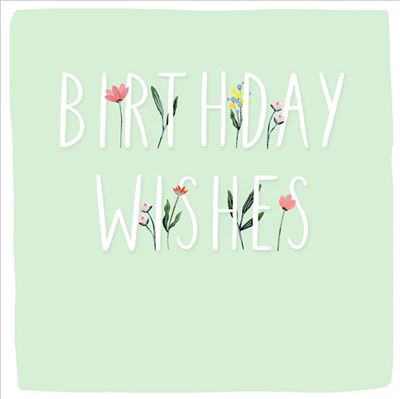 UKG 'Birthday Wishes' Birthday Card