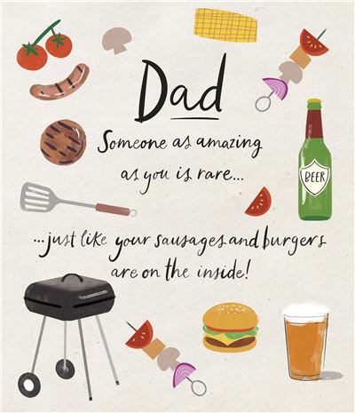 UKG 'Dad Someone As Amazing As You Is Rare......' Birthday Card