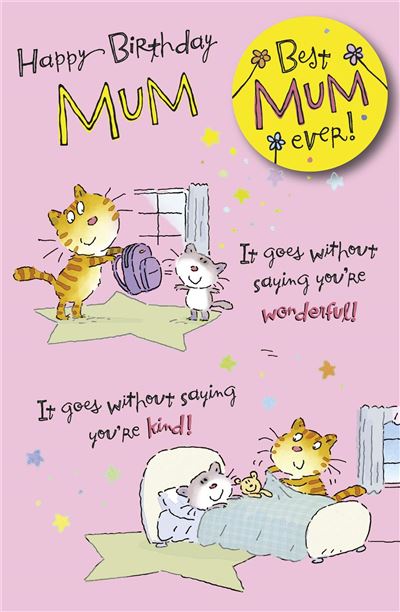 UKG 'Happy Birthday Mum' Birthday Card