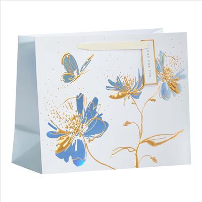 UKG Large Landscape Signature White Lotus Gift Bag