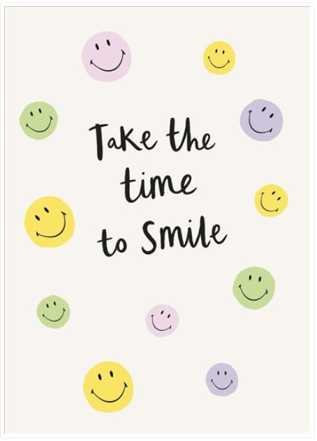 UKG 'Take Time To Smile' Open Card