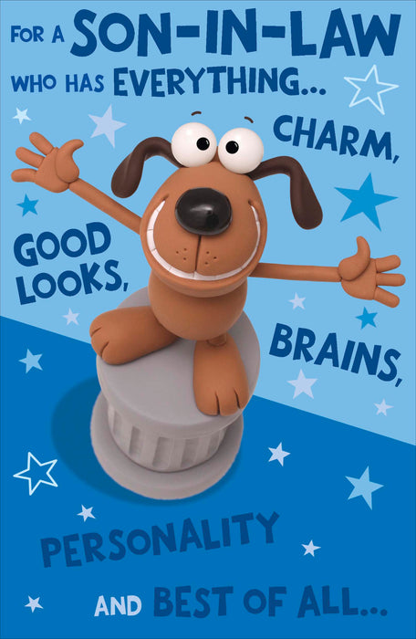 UKG 'For A Son-in-Law Who Has Everything' Birthday Card