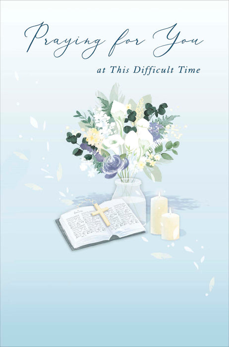 UKG Sympathy Praying For You Card