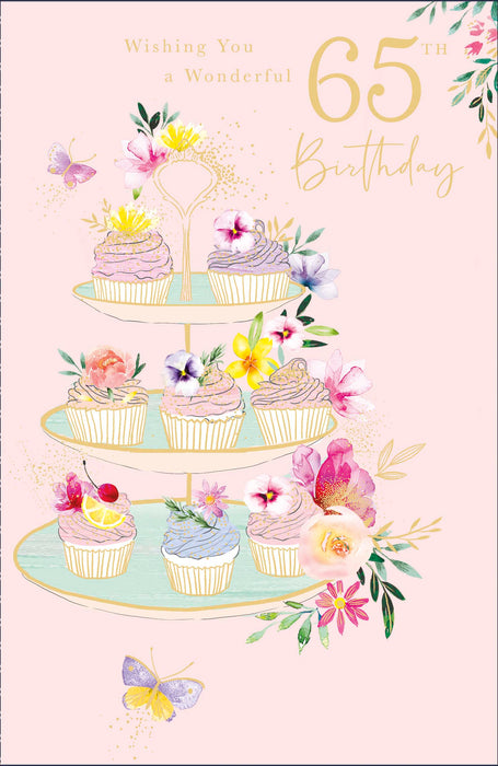 UKG 'Wishing You A Wonderful 65th' Birthday Card