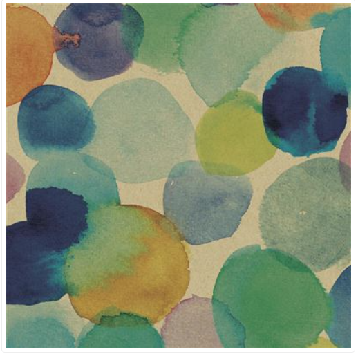 UKG 'Watercolour Dots' Roll Wrap 2m