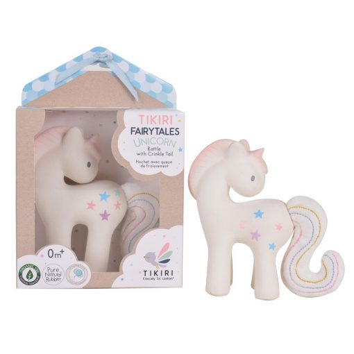 Fairytale Collection Cotton Candy Unicorn Rattle & Teether